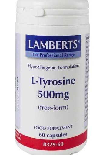 Lamberts L-tyrosine 500 Mg 60ca