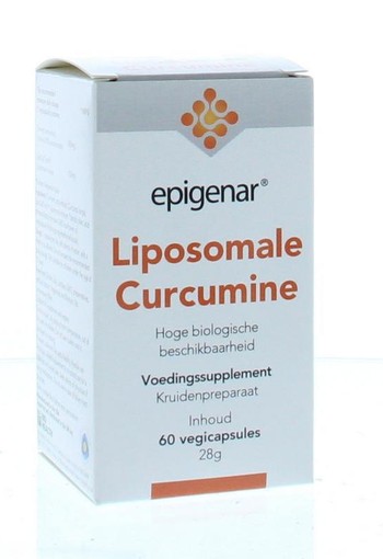Epigenar Curcumine liposomaal (60 Vegetarische capsules)