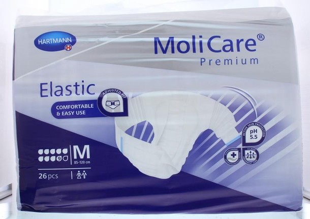 Molicare Premium elastic plus M 9 druppels (26 Stuks)