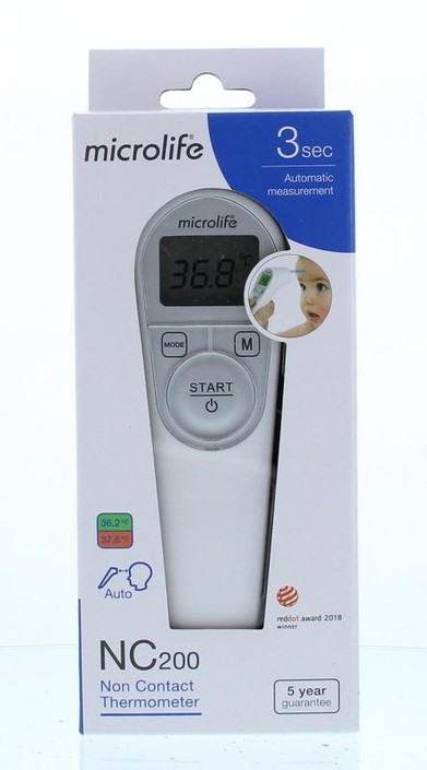 Microlife Non-contact thermometer NC200 (1 Stuks)