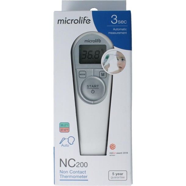 Microlife Non-contact thermometer NC200 (1 Stuks)