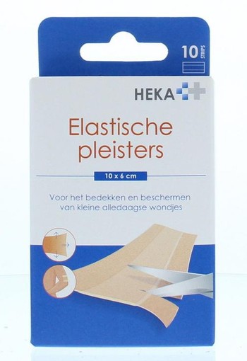 Heka Elastische pleister 10 x 6cm (10 Stuks)