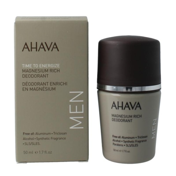 Ahava Men deodorant roll on magnesium rich (50 Milliliter)
