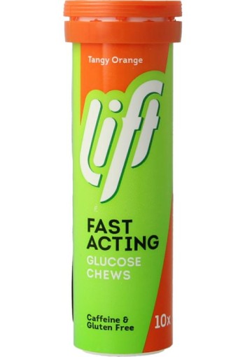 Lift Sinaasappel meeneembuisje (10 Tabletten)