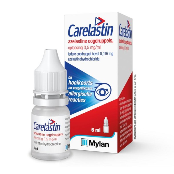 Carelastin Oogdruppels azelastine (6 Milliliter)