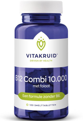 Vitakruid B12 Combi 10.000 met folaat (120 Tabletten)