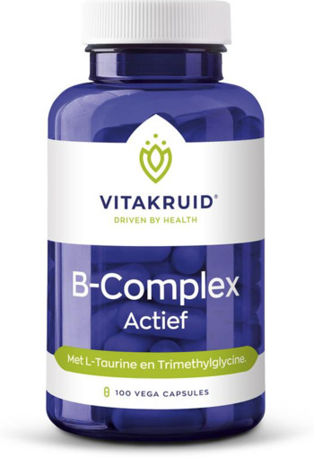 Vitakruid B-Complex actief (100 Vegetarische capsules)