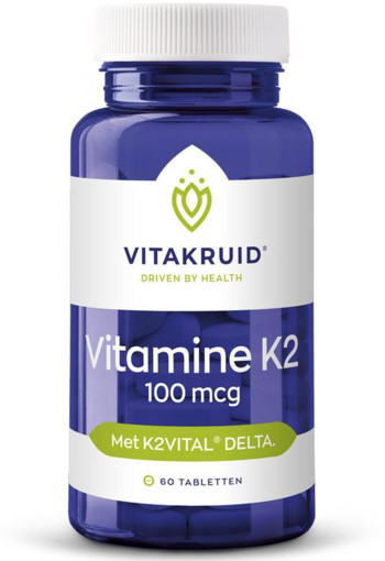 Vitakruid Vitamine K2 100 mcg (60 Tabletten)