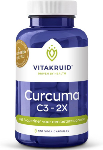 Vitakruid Curcuma C3-2X (120 Vegetarische capsules)