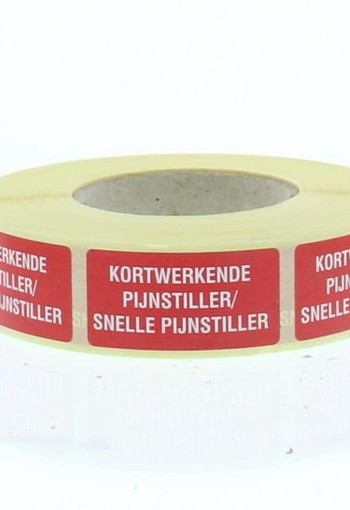 Spruyt Hillen Sticker kortwerkende pijnstiller (1000 Stuks)