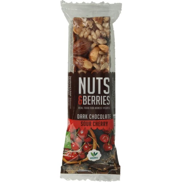 Nuts & Berries Nuts & berries choco sour cherry bio (30 Gram)