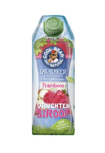 Cool Bear Siroop framboos appel (750 Milliliter)
