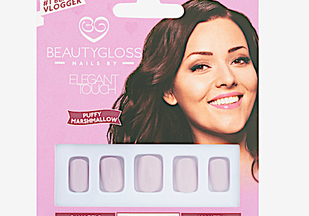 Elegant Touch Beautygloss Nepnagels Puffy Marshmellow 24 stuks