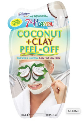Montagne 7th Heaven face mask coconut & clay peel off (10 Milliliter)