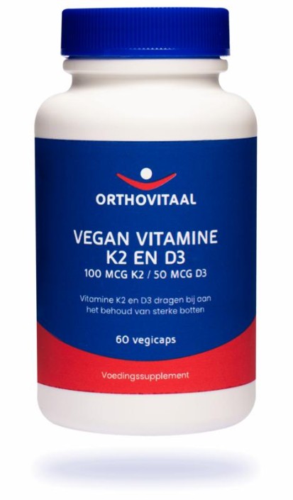 Orthovitaal Vitamine K2 & D3 vegan (60 Vegetarische capsules)
