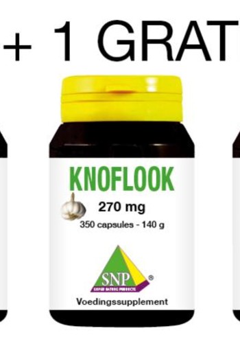 SNP Knoflook 2 + 1 gratis (1050 Capsules)