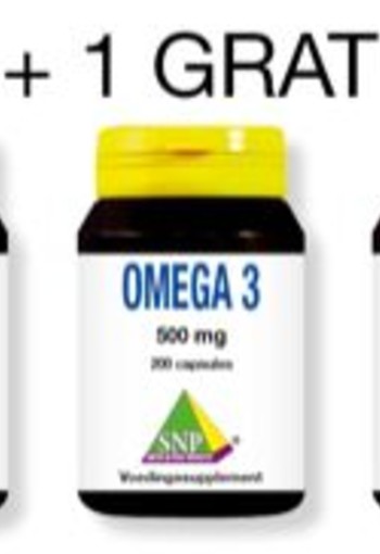 SNP Omega 3 500mg aktie 2 + 1 (600 Capsules)