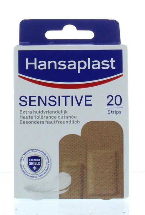 Hansaplast Sensitive skintone medium (20 Stuks)