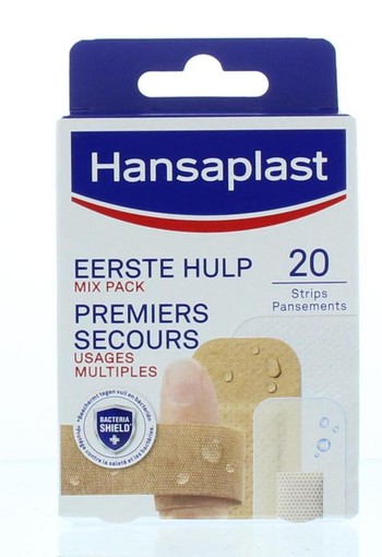 Hansaplast Eerste hulp mixpack pleisters (20 Stuks)