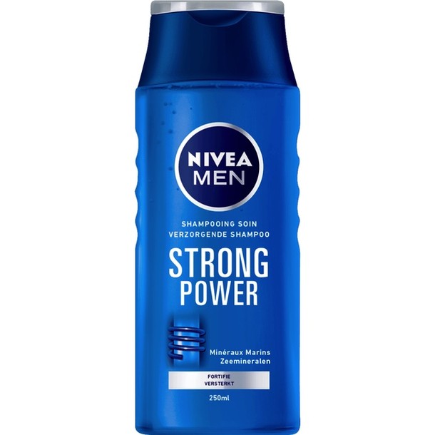 NIVEA MEN Strong Power Verzorgende Shampoo 250 ml
