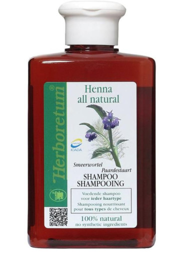 Herboretum Henna all natural shampoo voedend (300 Milliliter)