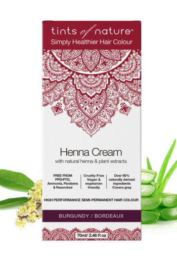 Tints Of Nature Henna cream burgundy semi permanent (70 Milliliter)
