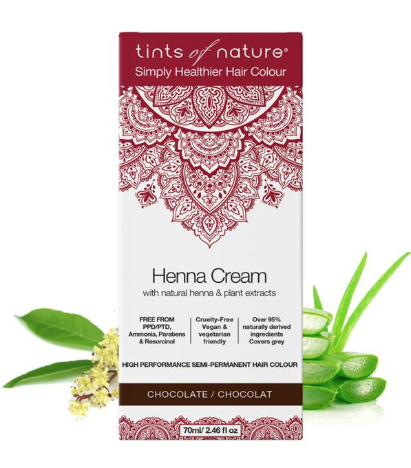 Tints Of Nature Henna cream chocolate semi permanent (70 Milliliter)