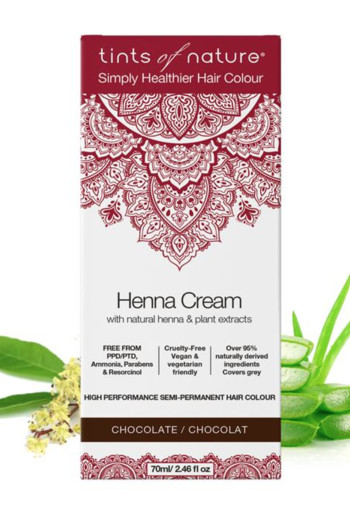 Tints Of Nature Henna cream chocolate semi permanent (70 Milliliter)