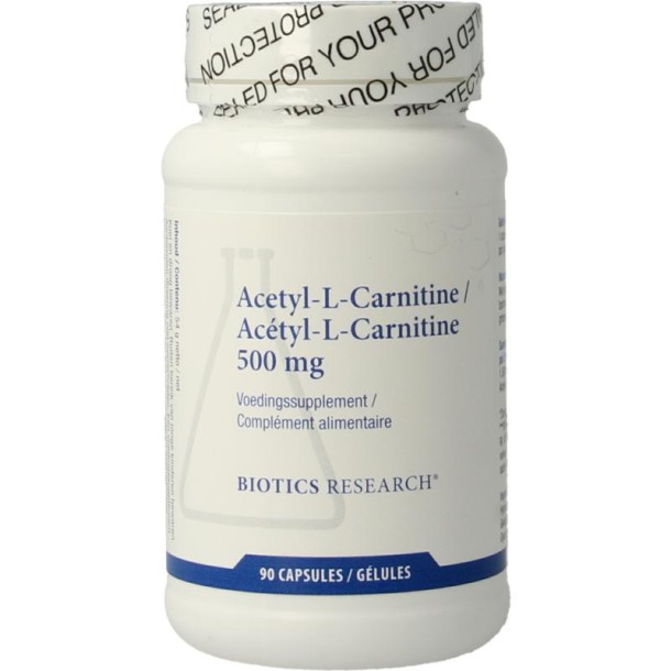 Biotics Acetyl-L-Carnitine 500mg (90 Capsules)