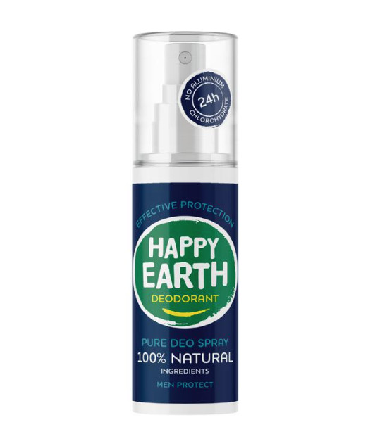Happy Earth Pure Deo Spray Men Protect 100 ml