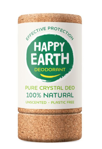 Happy Earth Pure Crystal Deo Unscented 90 gram