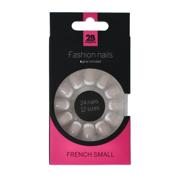 2B Nails french small (24 Stuks)