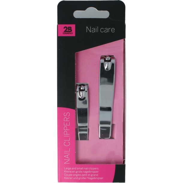 2B Nailcare clippers (2 Stuks)