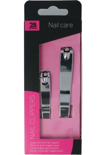 2B Nailcare clippers (2 Stuks)