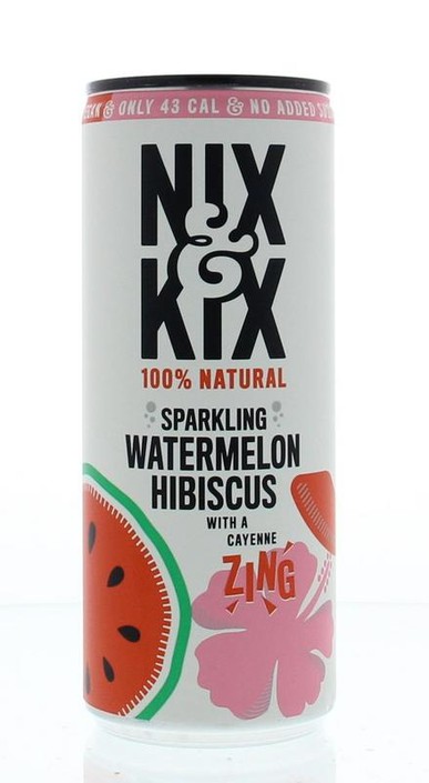 Nix & Kix Watermelon hibiscus blikje (250 Milliliter)