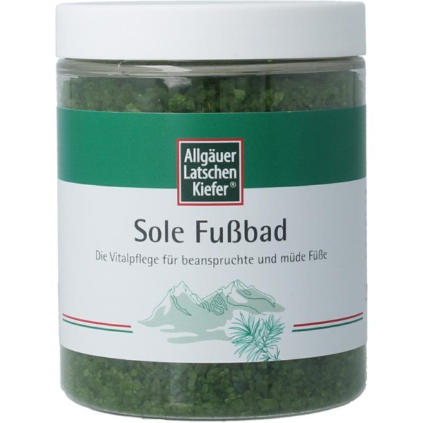 Allgauer Mineralen voetbad allgasan (350 Gram)