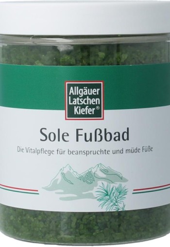 Allgauer Mineralen voetbad allgasan (350 Gram)