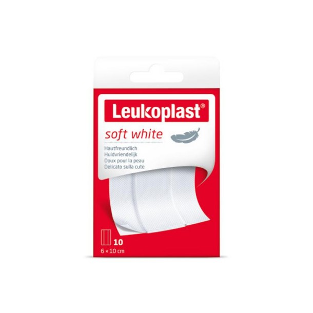 Leukoplast Soft white 6 x 10cm (10 Stuks)