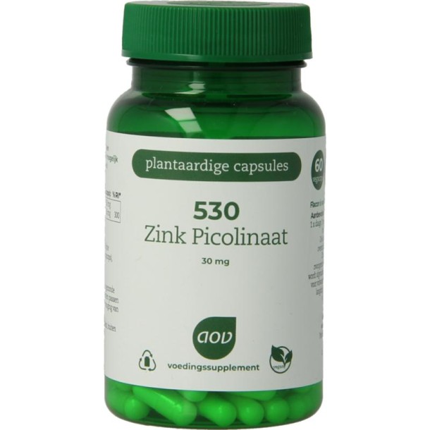 AOV 530 Zink picolinaat (60 Vegetarische capsules)