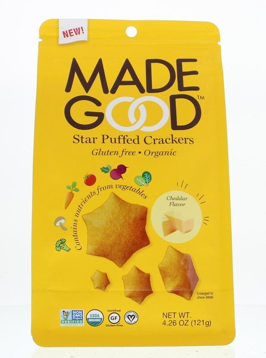 Made Good Crackers cheddar bio (121 Gram)