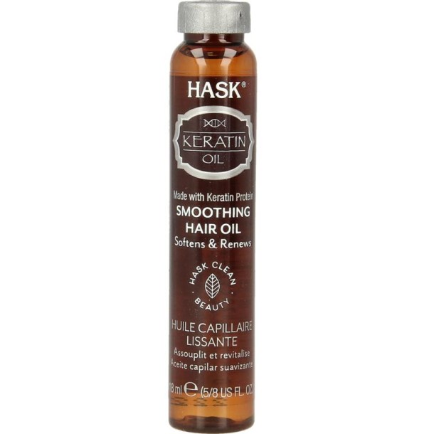 Hask Keratin protein smoothing shine haarolie (18 Milliliter)