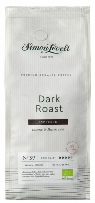 Simon Levelt Espresso dark roast bonen bio (1 Kilogram)