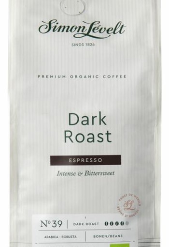 Simon Levelt Espresso dark roast bonen bio (1 Kilogram)