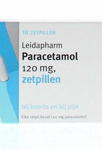 Leidapharm Paracetamol 120mg (10 Zetpillen)