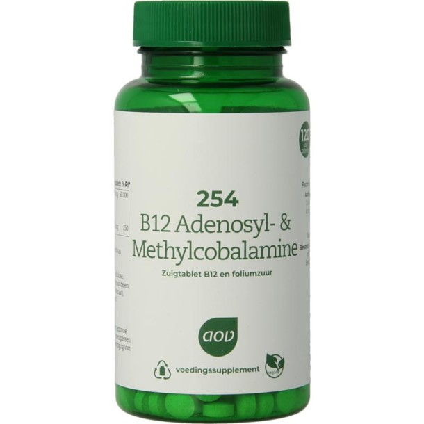 AOV 254 B12 Adenosyl & methylcobalamine (120 Zuigtabletten)