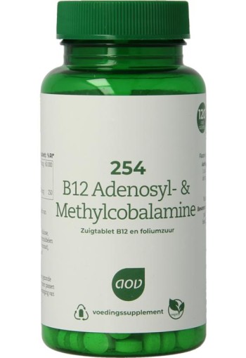 AOV 254 B12 Adenosyl & methylcobalamine (120 Zuigtabletten)