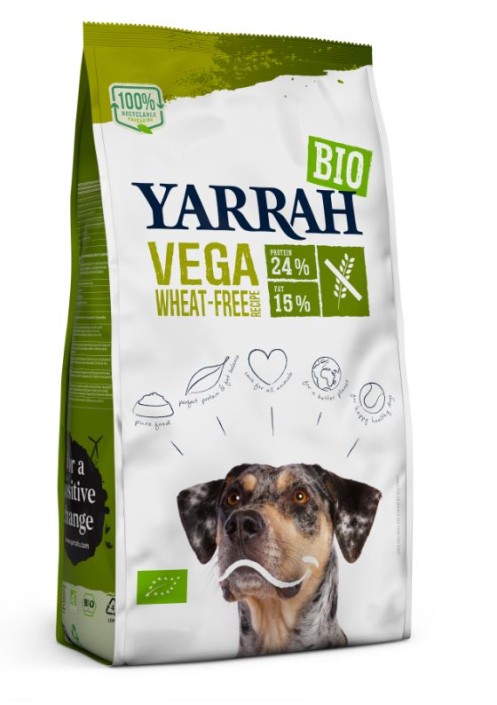 Yarrah Hondenvoer vega wheat-free bio (10 Kilogram)