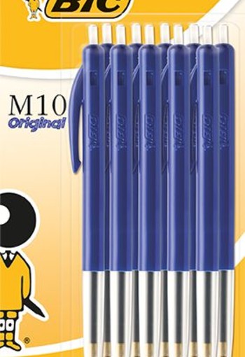 BIC Balpen M10 blauw (10 Stuks)