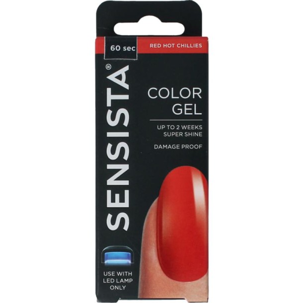 Sensista Color gel red hot chillies (7,5 Milliliter)