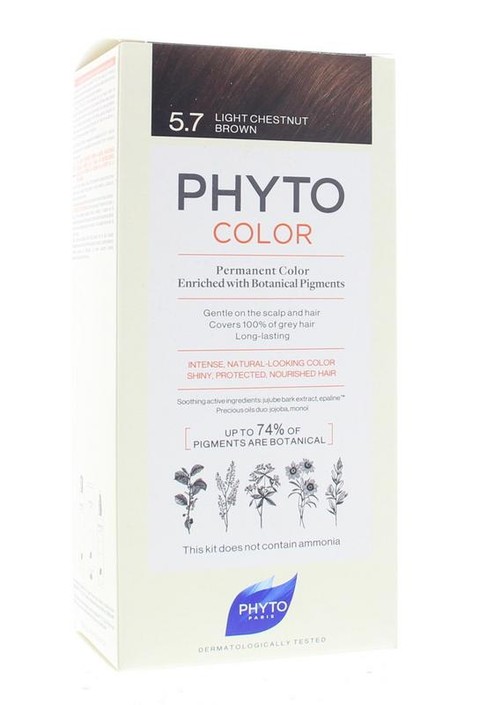 Phyto Paris Phytocolor chatain clair marron 5.7 (1 Stuks)